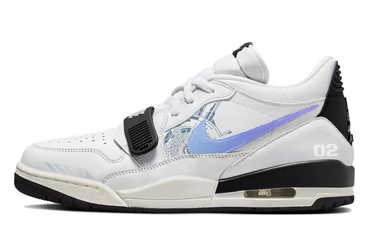 

Кроссовки Jordan Legacy 312 Vintage Basketball Shoes Men Mid-top Black/white, белый