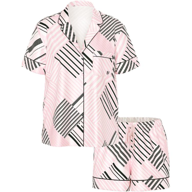 

Victoria's Secret Женский комплект пижамы pink stripes