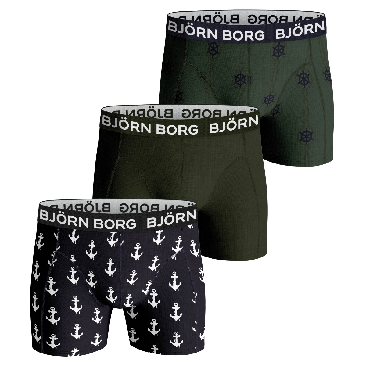 

Боксеры Björn Borg Boxershorts Anchor Sammy 3 шт, разноцветный