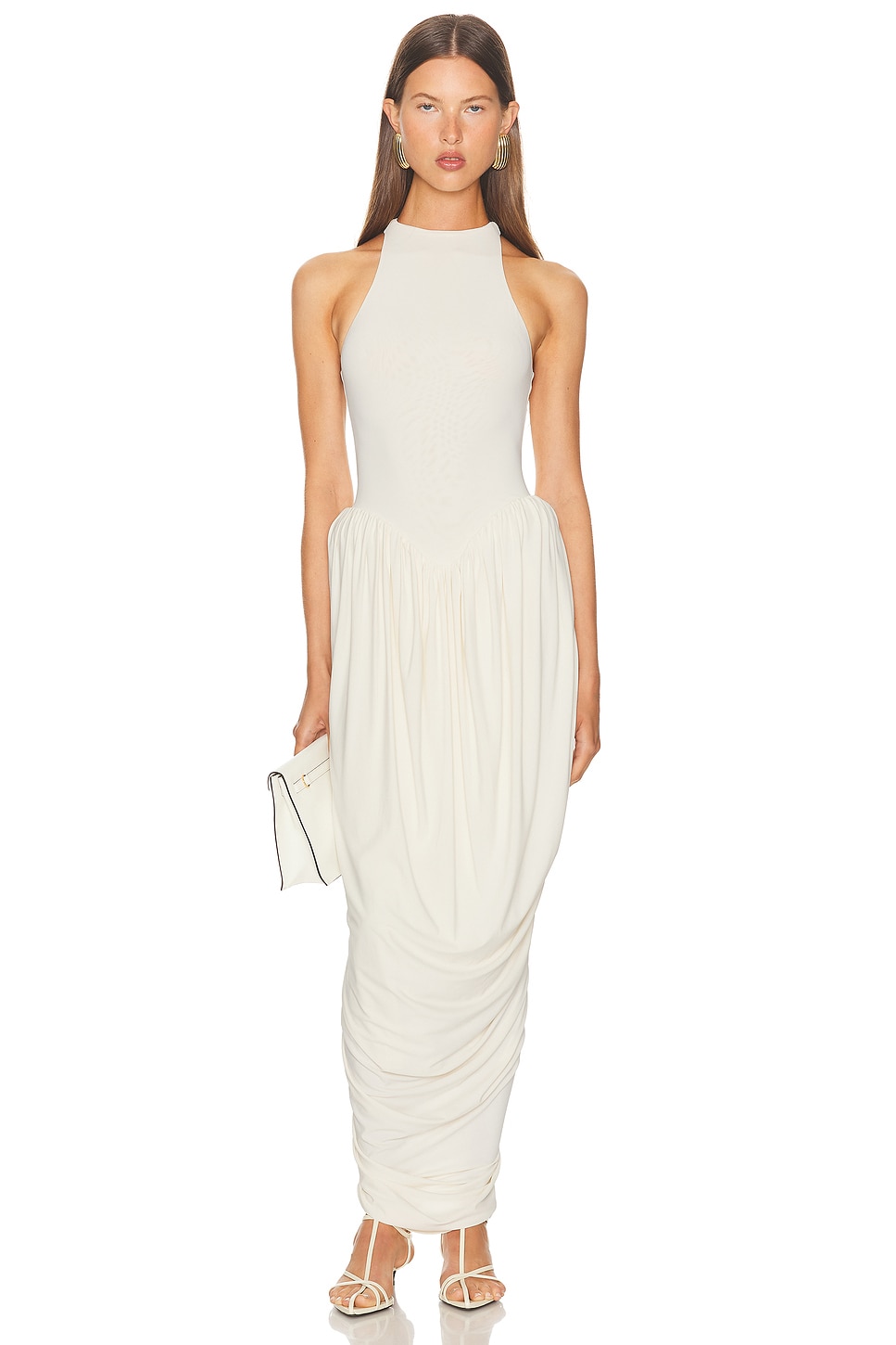 

The Duchess Jersey Платье Helsa, Ivory
