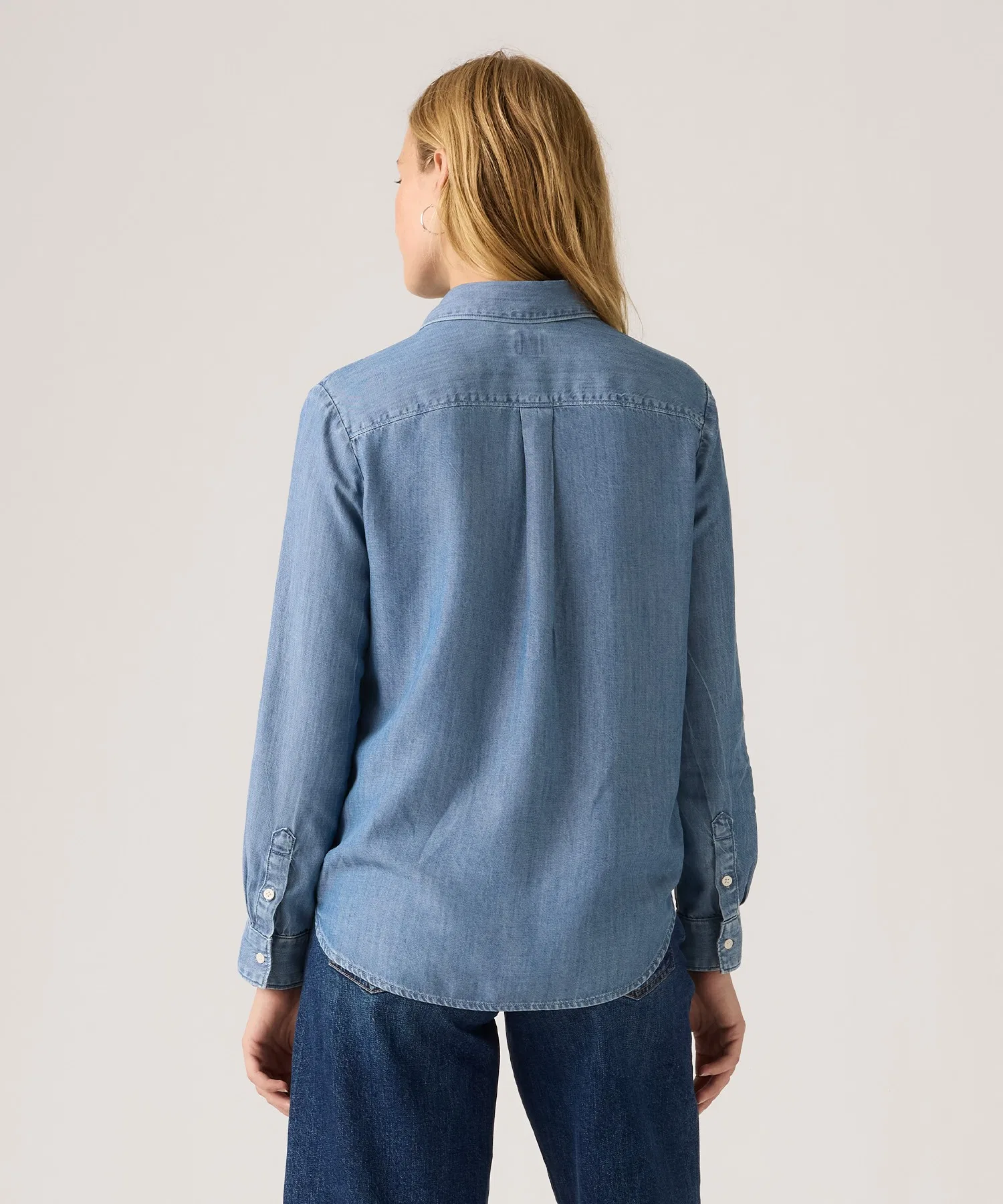 Женская рубашка Levi's Elain Utility синяя — фото 2