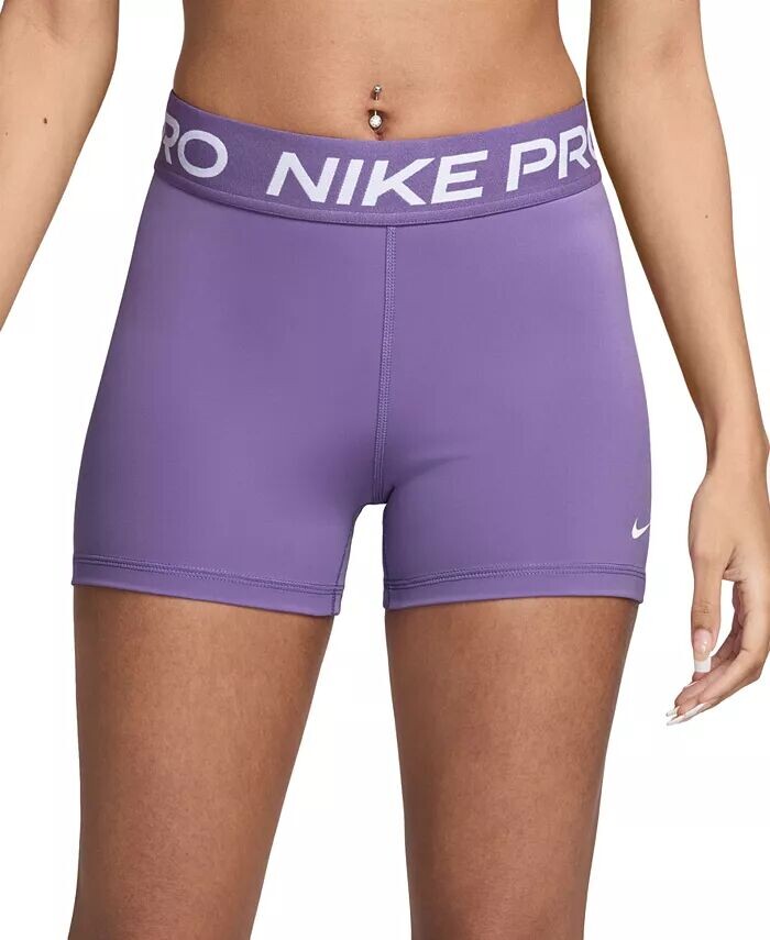 

Профессиональные женские шорты шириной 3 дюйма Nike, фиолетовый
