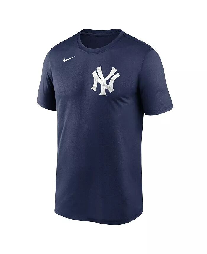 Мужская темно-синяя футболка New York Yankees Fuse Legend Nike, синий — фото 2