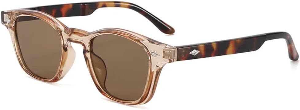 

Солнцезащитные очки с защитой от УФ-излучения UV400 | Круглая оправа с заклепками | Линзы конфетных цветов для занятий спортом на открытом воздухе и вождения DSVIGF, C5 Champagne