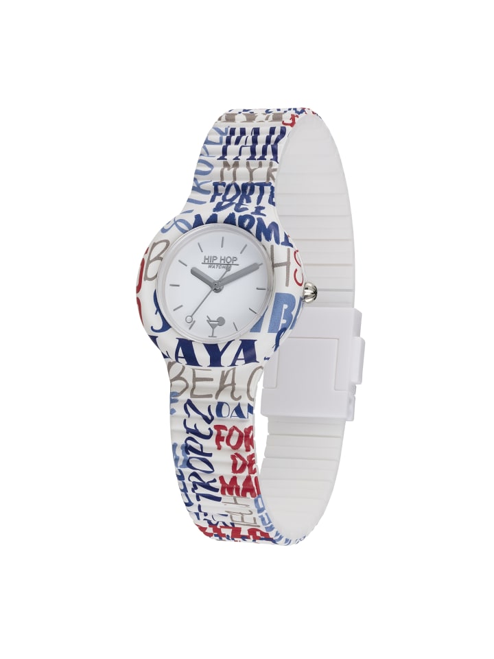

Hip Hop Аналоговые часы, летнее настроение, белые