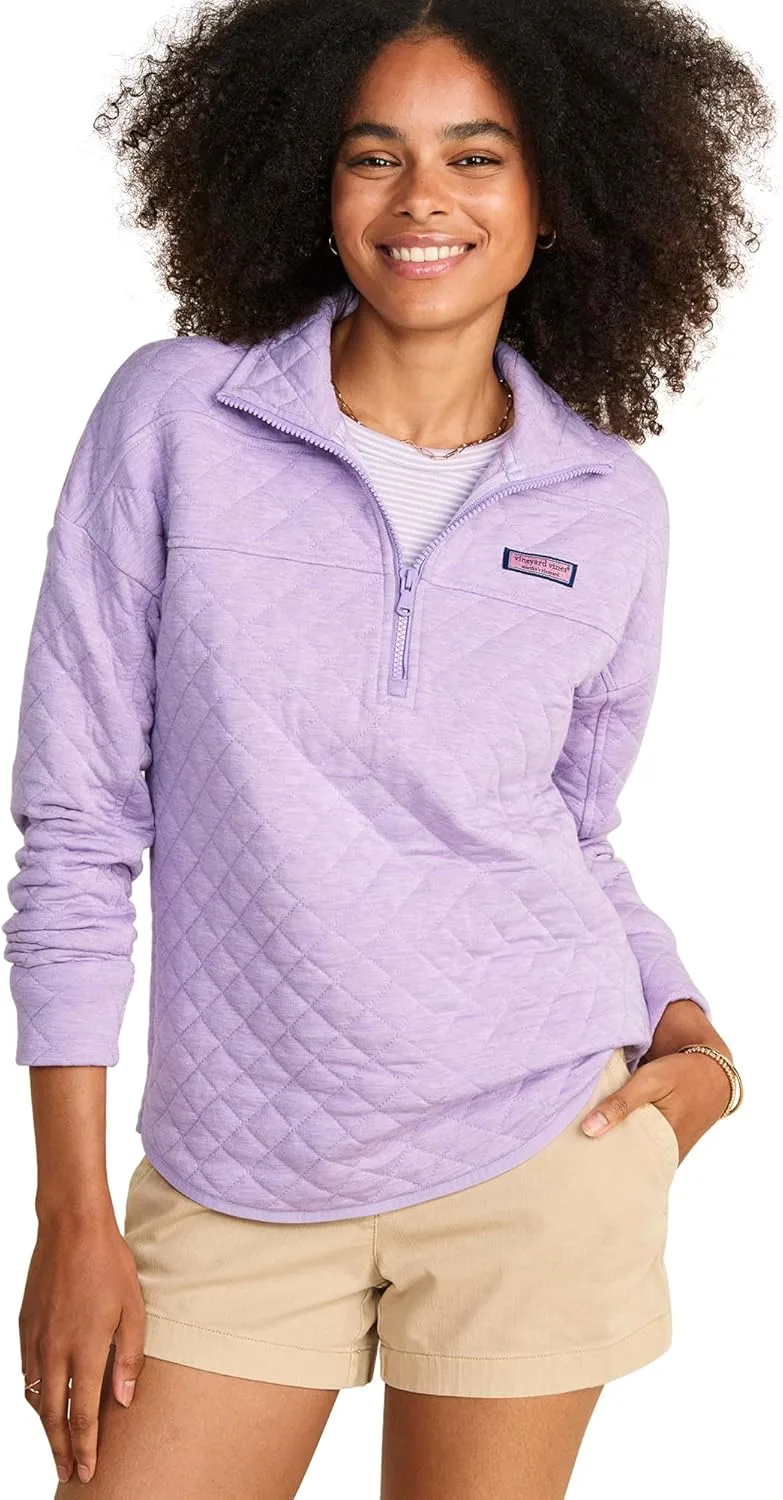 

Женская куртка vineyard vines Diamond Quilted Dreamcloth® Shep Shirt