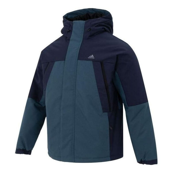 

Куртка shrt down parka 'teal black' Adidas, мультиколор