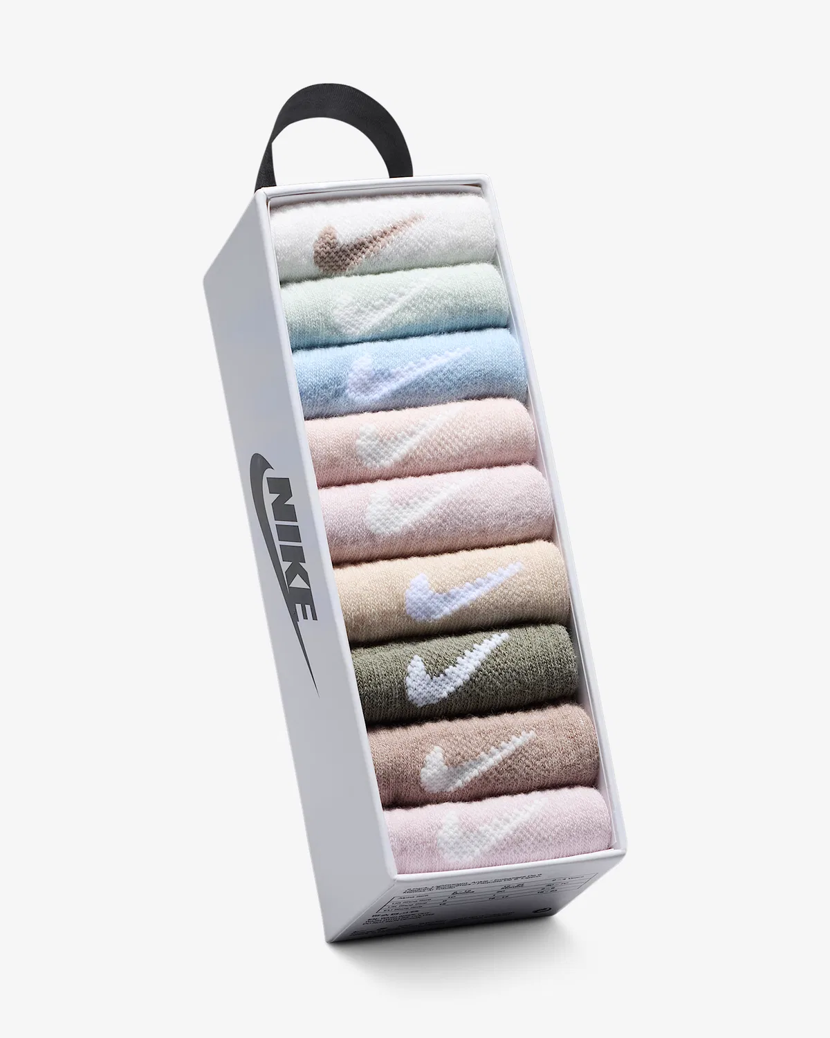 Infant/Toddler Socks Gift Set (9 Pairs) Nike, Sail — фото 4