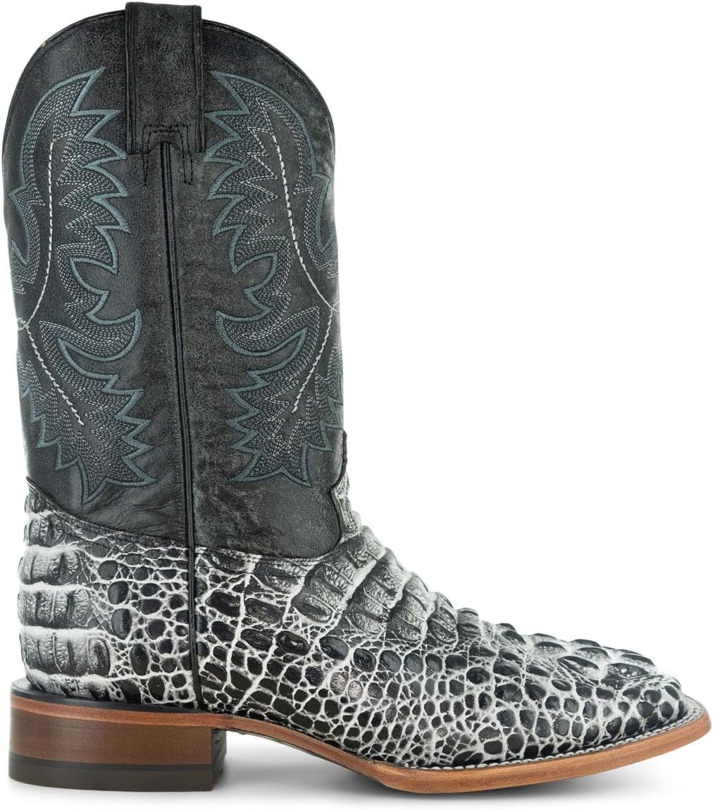Мужские сапоги Soto Caiman Nuca с квадратным носком H4019 Soto Boots, черный — фото 3