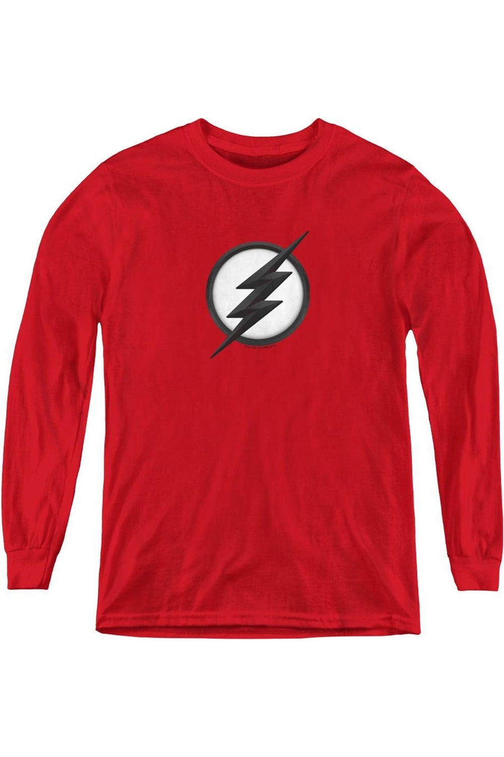 

Футболка с длинным рукавом для детей с логотипом Flash Jesse Quick Gildan, красный