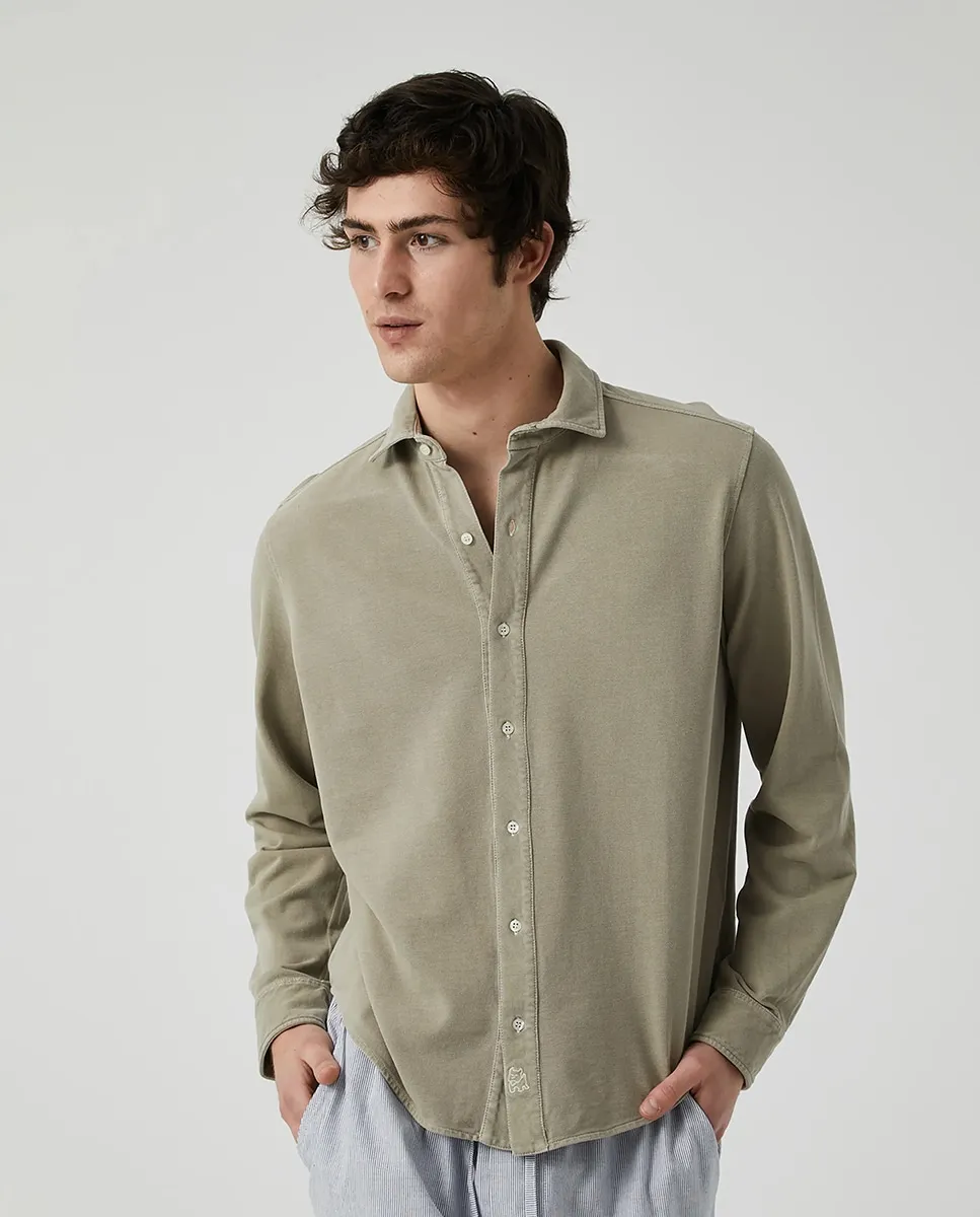 

Мужская рубашка из пике Kiff-Kiff, светло-зеленый