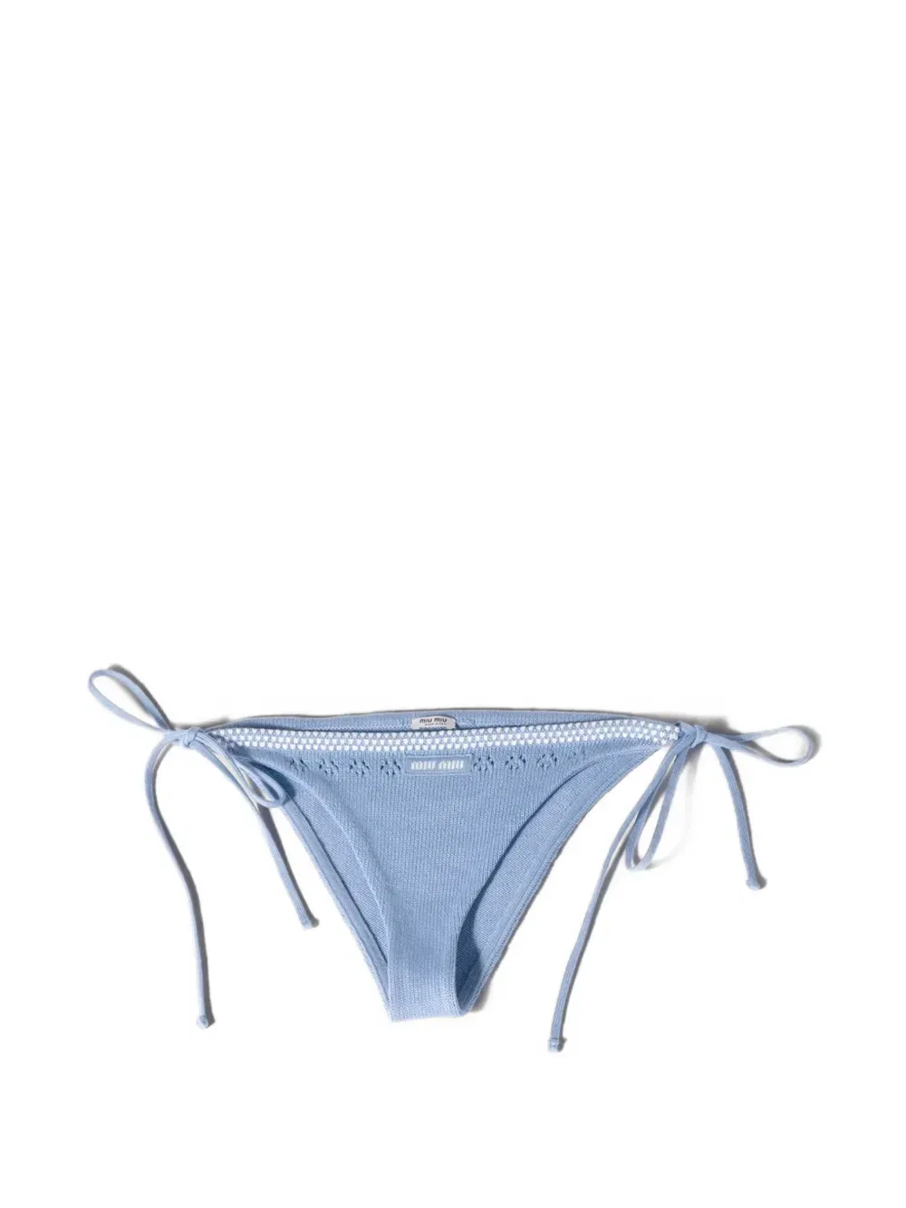 Хлопковые трусики Miu Miu, синий