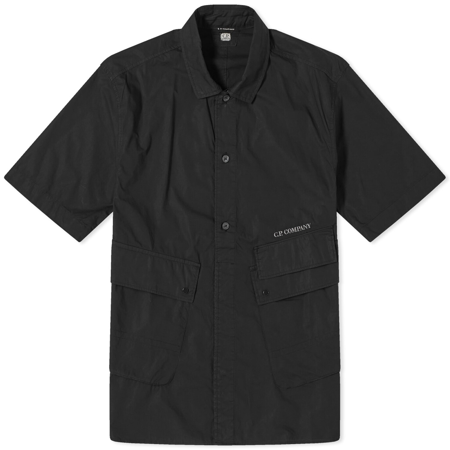 

Рубашка C.P. Company Popeline Pocket Shirt, черный
