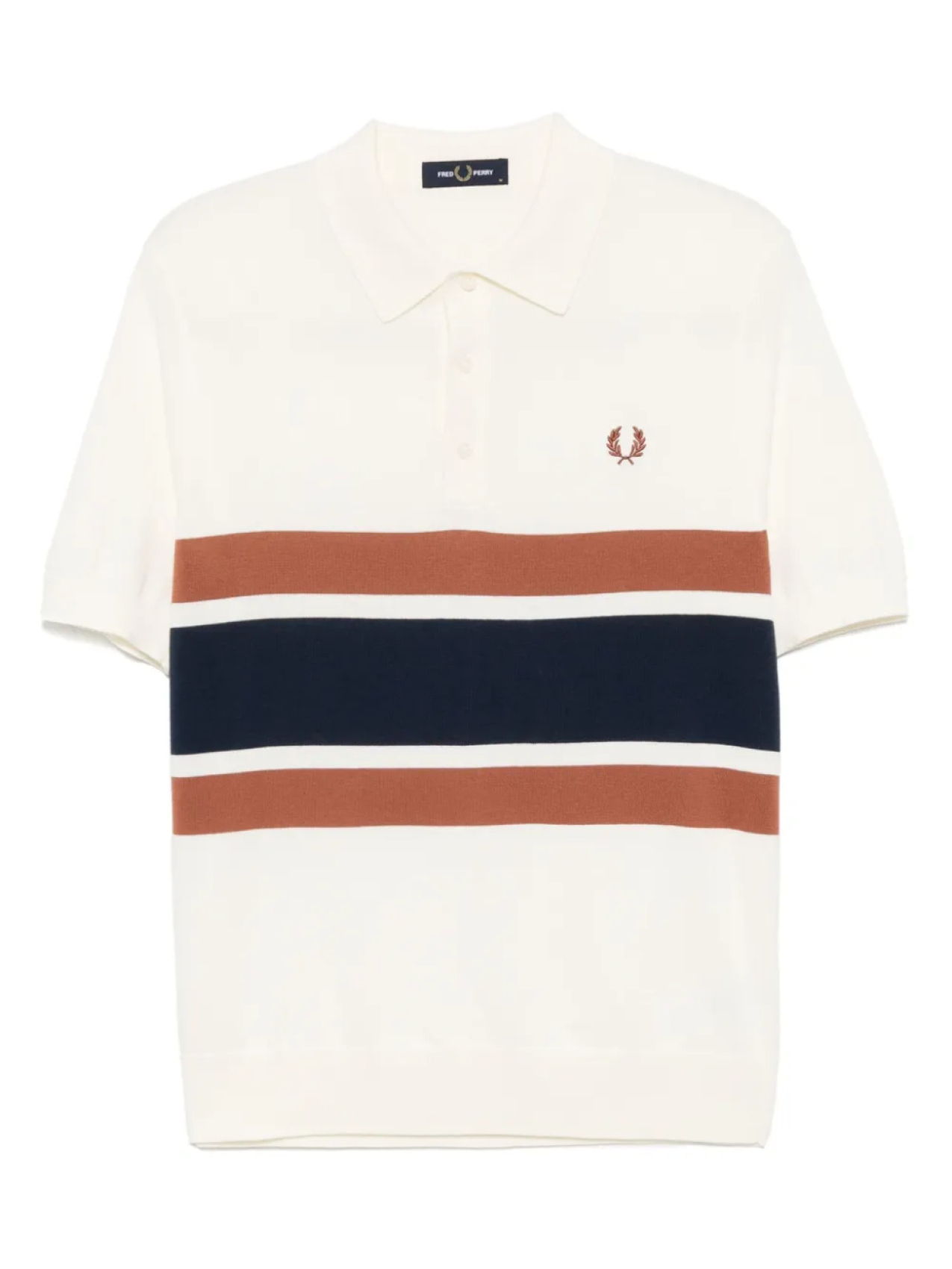 

Fred Perry трикотажная рубашка поло со вставками, нейтральный