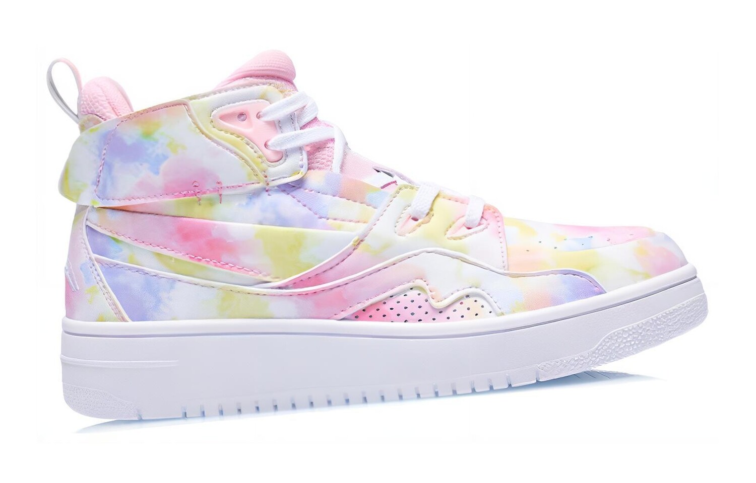 937 Детские кроссовки для скейтбординга GS High-top Ice Crystal Powder / Standard White Camouflage Lining Young — фото 2