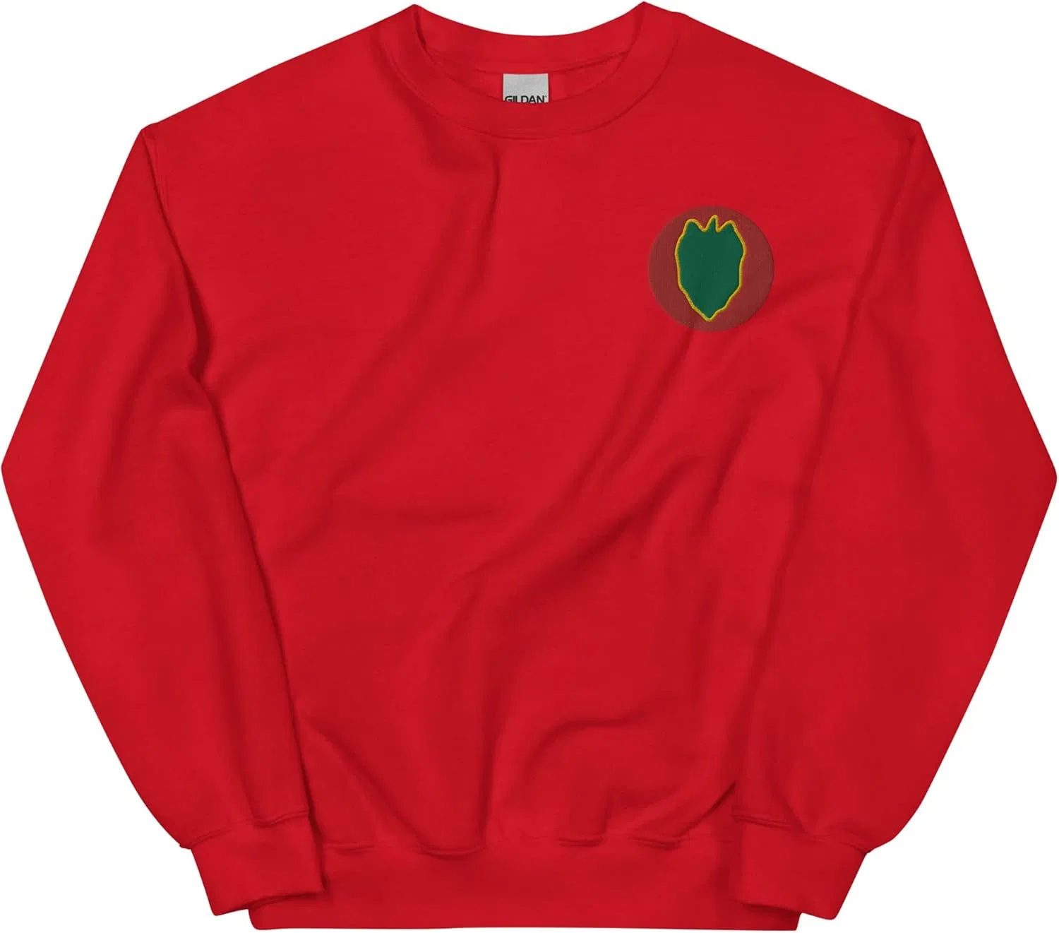 Свитшот Unisex 24th Infantry Division Generic, красный