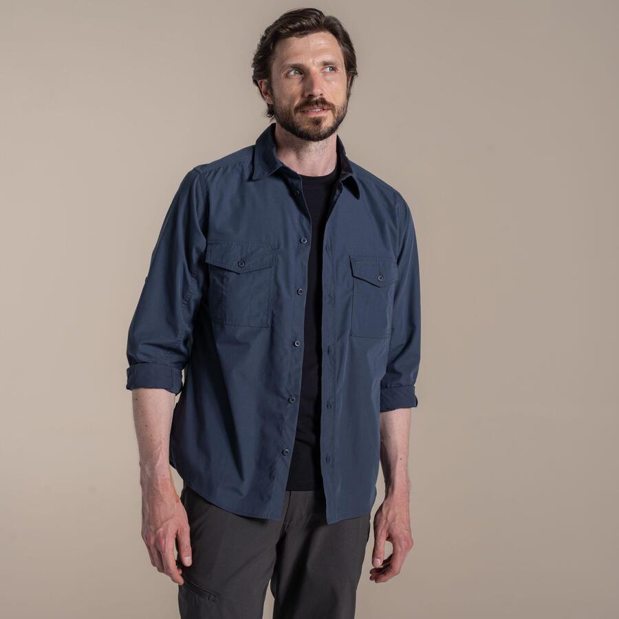 

CRAGHOPPERS Рубашка Kiwi с длинными рукавами и защитой от насекомых для мужчин