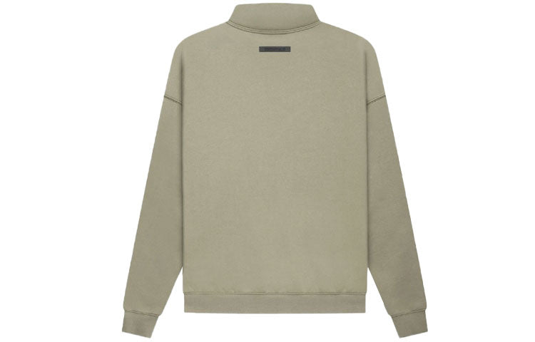 Спортивная толстовка Fear of God Essentials FW21 Pullover Mock Neck Sweatshirt 'Pistachio' FOG-FW21-010, зеленый — фото 3