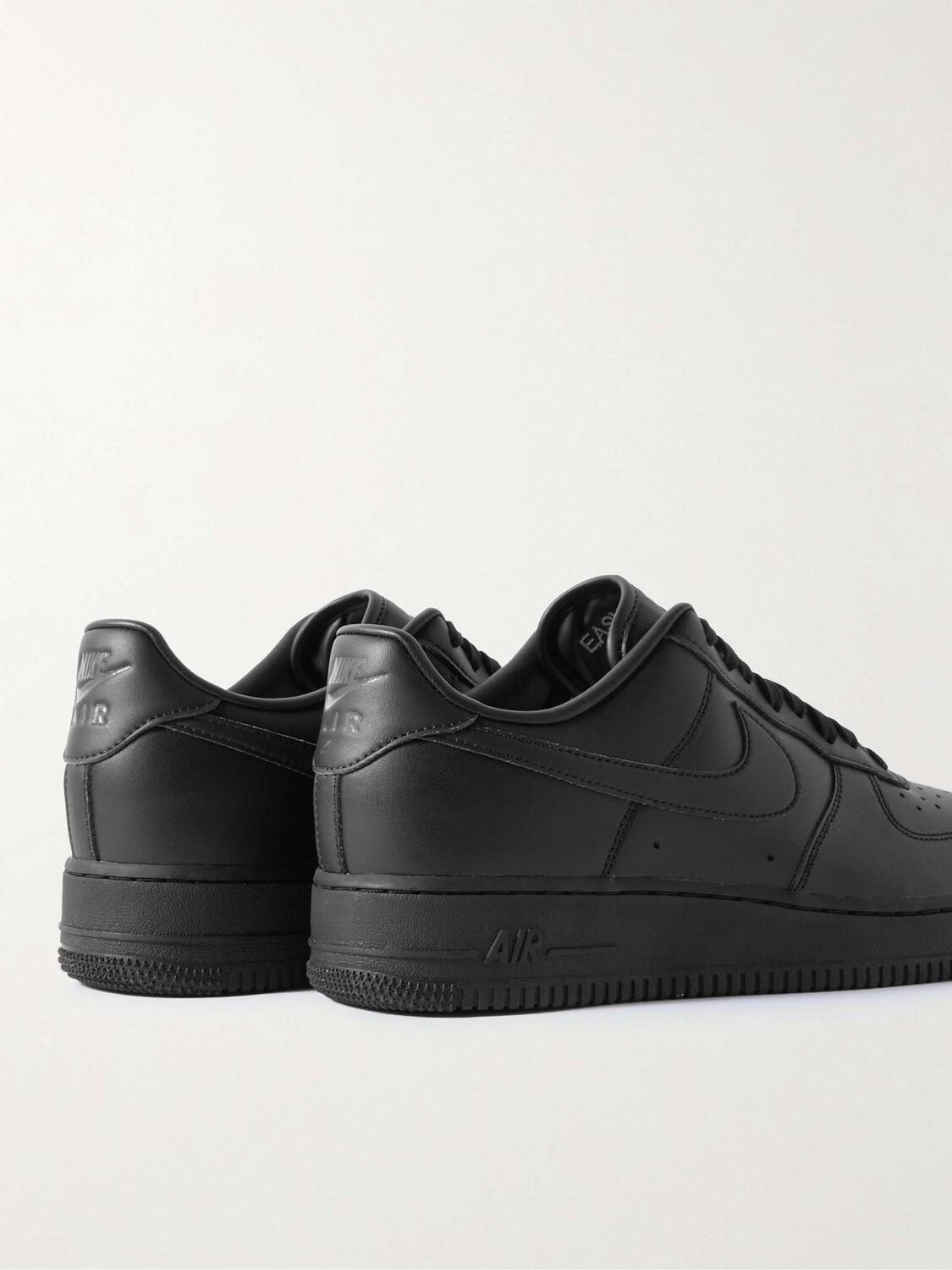 Кожаные кроссовки Air Force 1 'Fresh NIKE, черный — фото 4