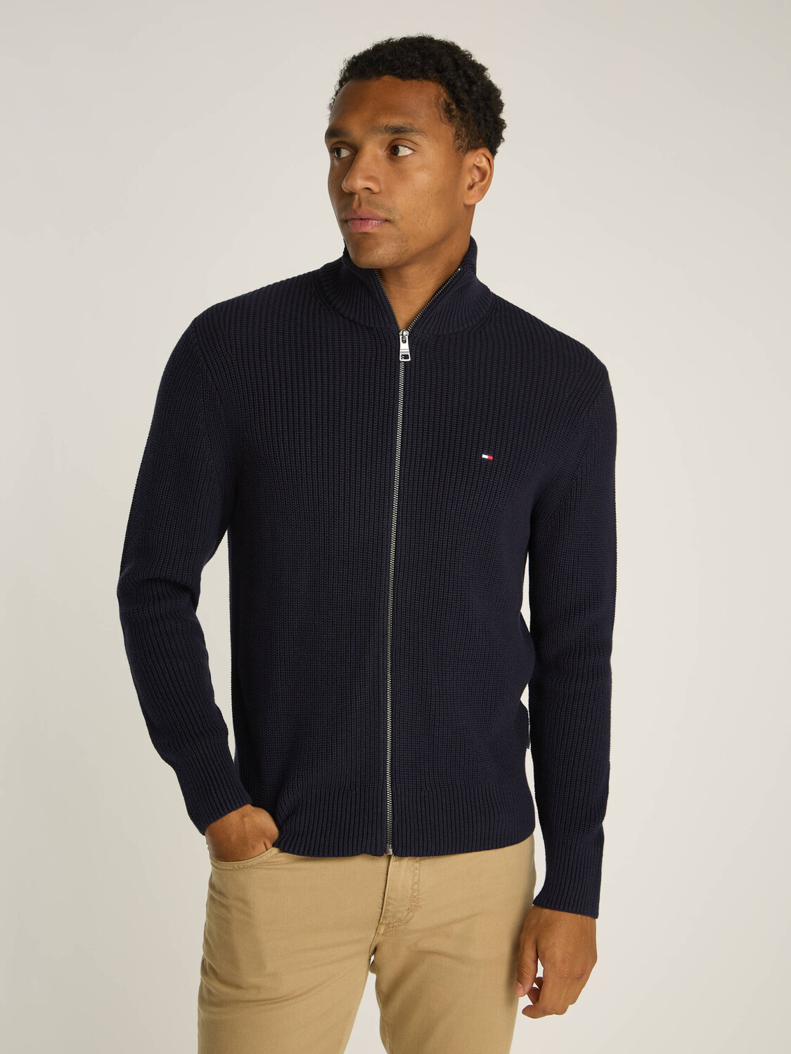 

Свитер Tommy Hilfiger Loose fit, темно-синий