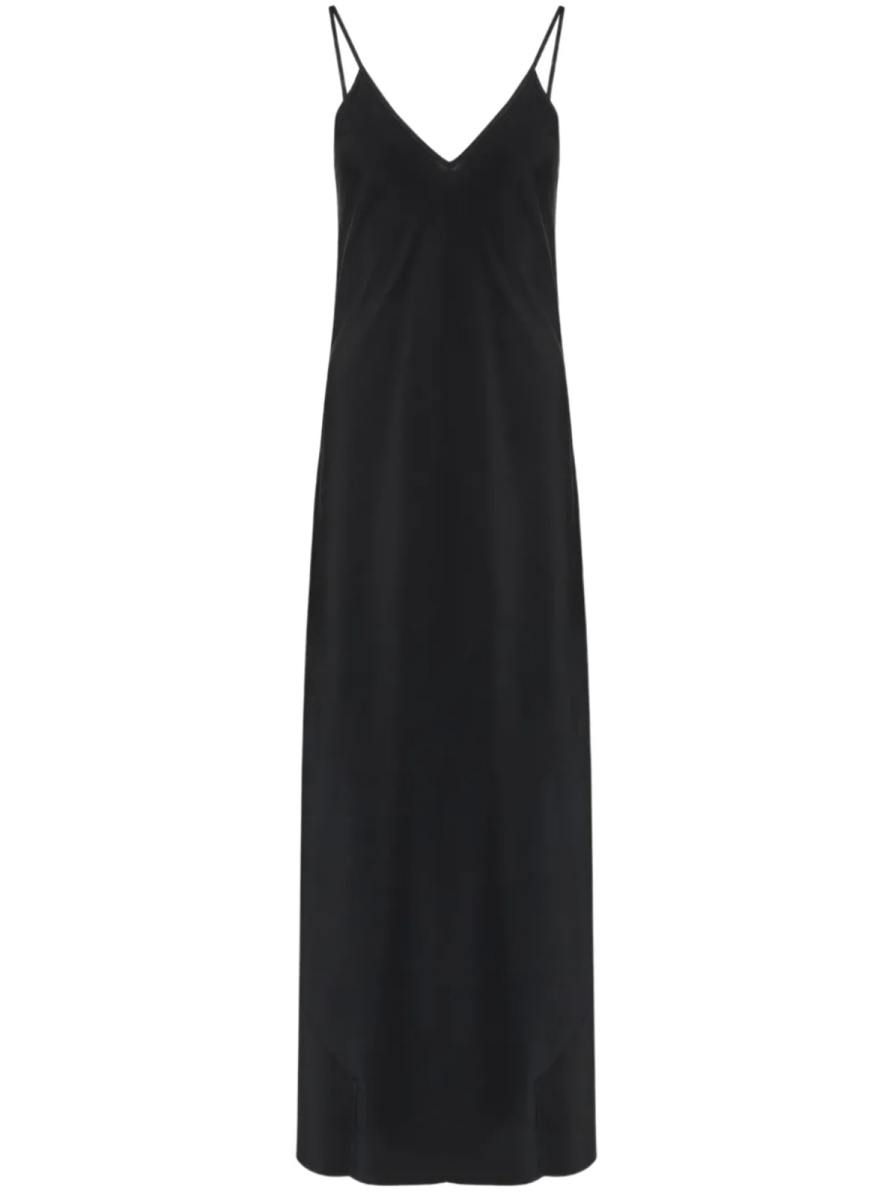 

MM6 Maison Margiela шелковое платье макси, черный