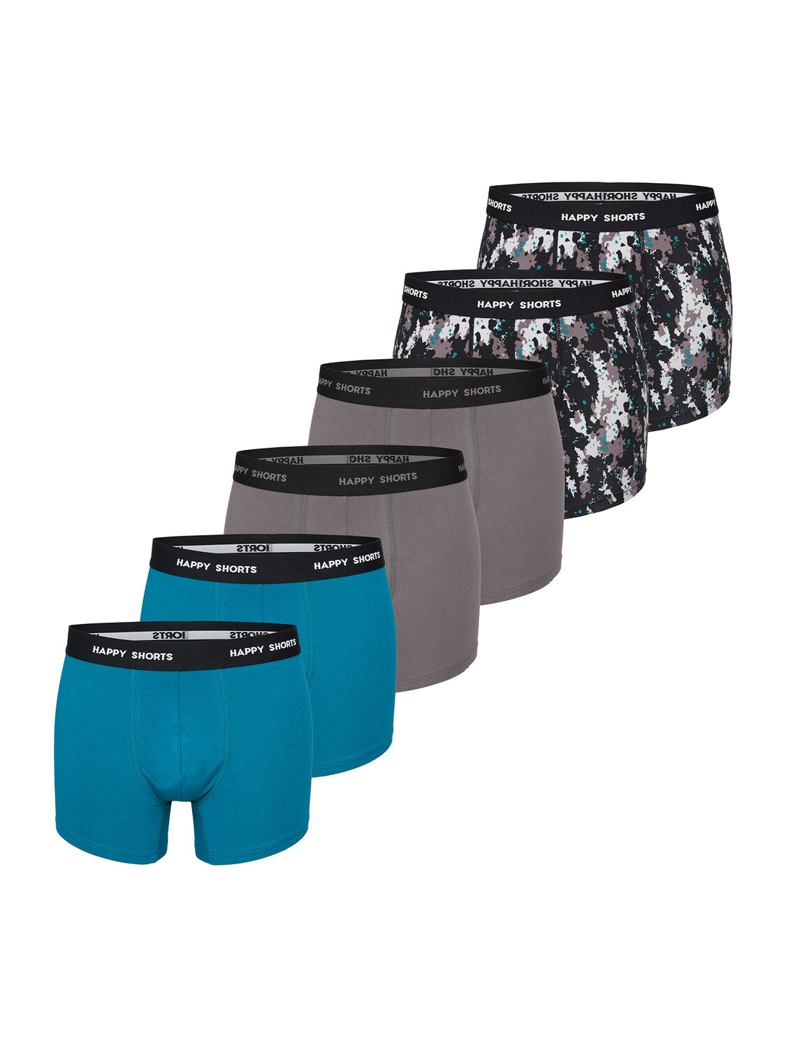 

Боксеры Happy Shorts Retro Pants Jersey, цвет Grey Camouflage
