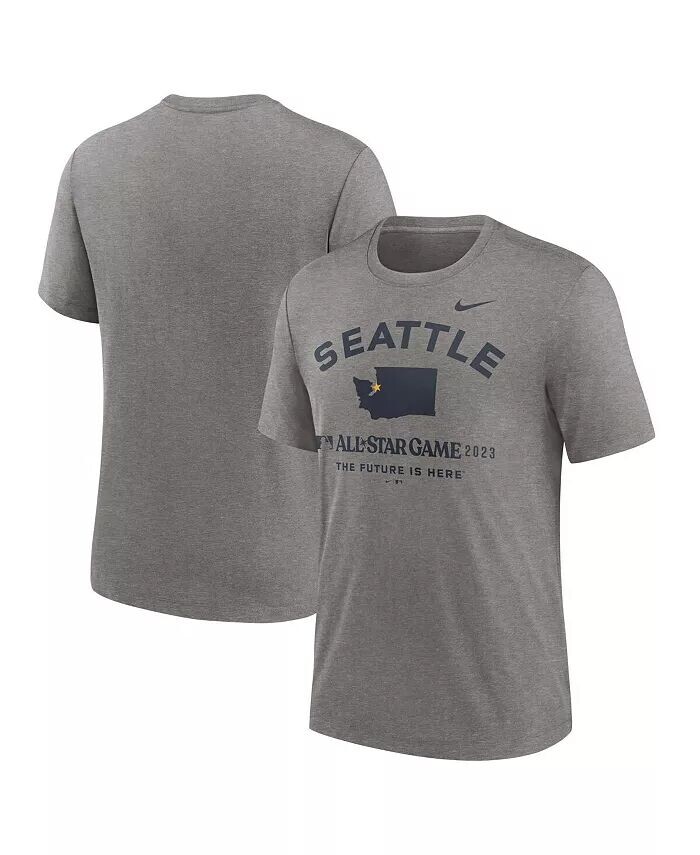 

Футболка мужская Heather Grey 2023 MLB All-Star Game Tri-Blend Nike