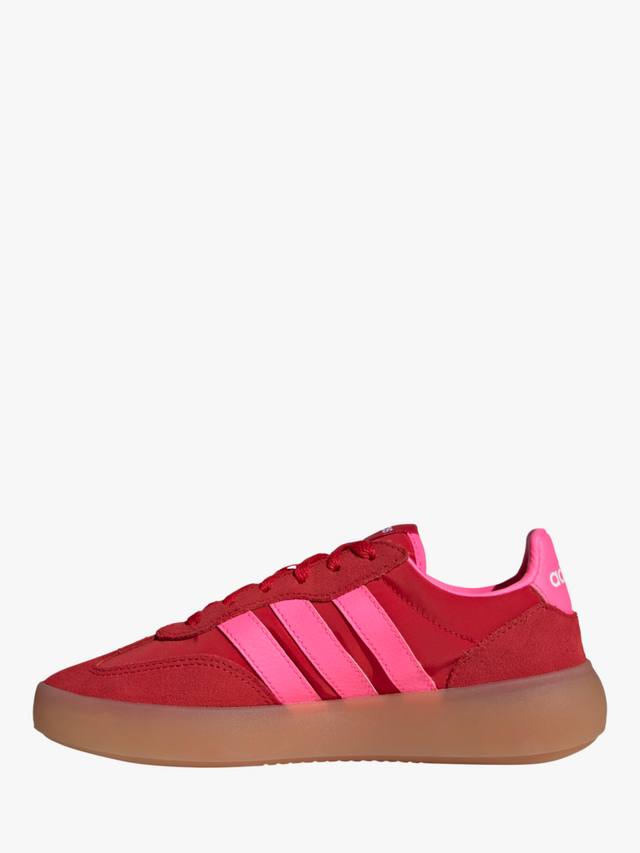 Детские теннисные кроссовки Barreda Decode из замши adidas, Red/Pink — фото 3