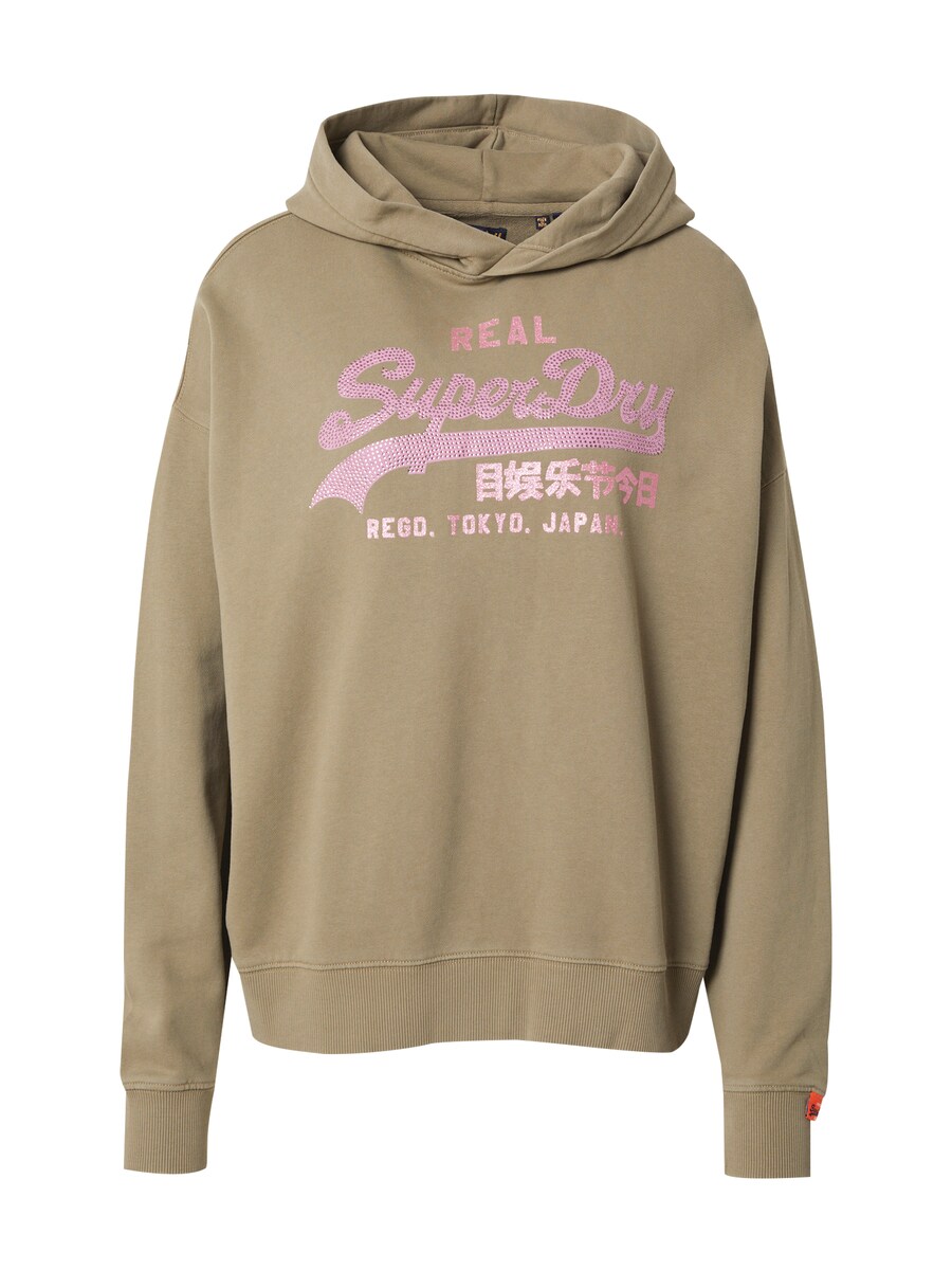 

Толстовка Superdry RHINESTONE, хаки