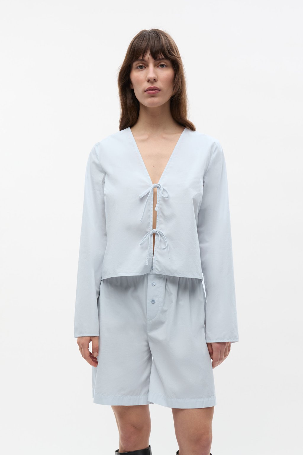 

Блуза CAROLA TIE SHIRT Envii, синий