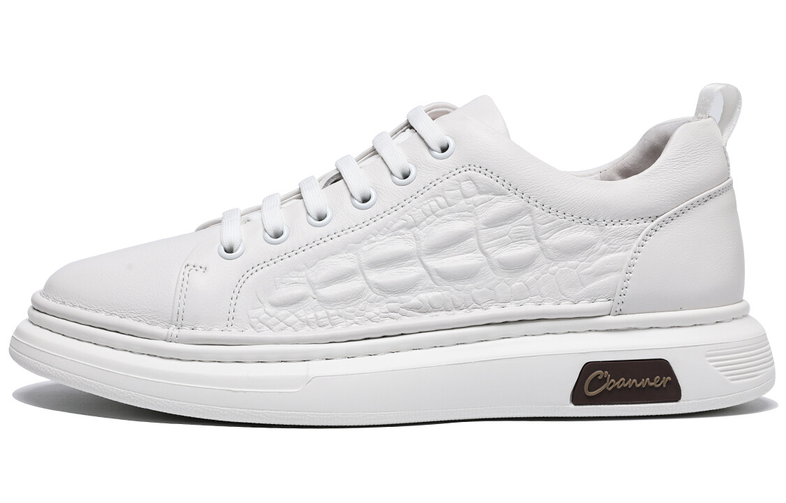 

Кроссовки CВ°BANNER Skateboard Shoes Men Low-Top White, Белый, Кроссовки CВ°BANNER Skateboard Shoes Men Low-Top White