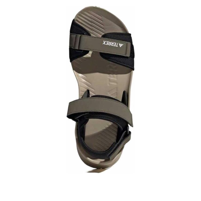 Сандалии adidas Terrex Hydroterra Sandals 'Olive Strata Core Black Wonder Beige', коричневый — фото 3