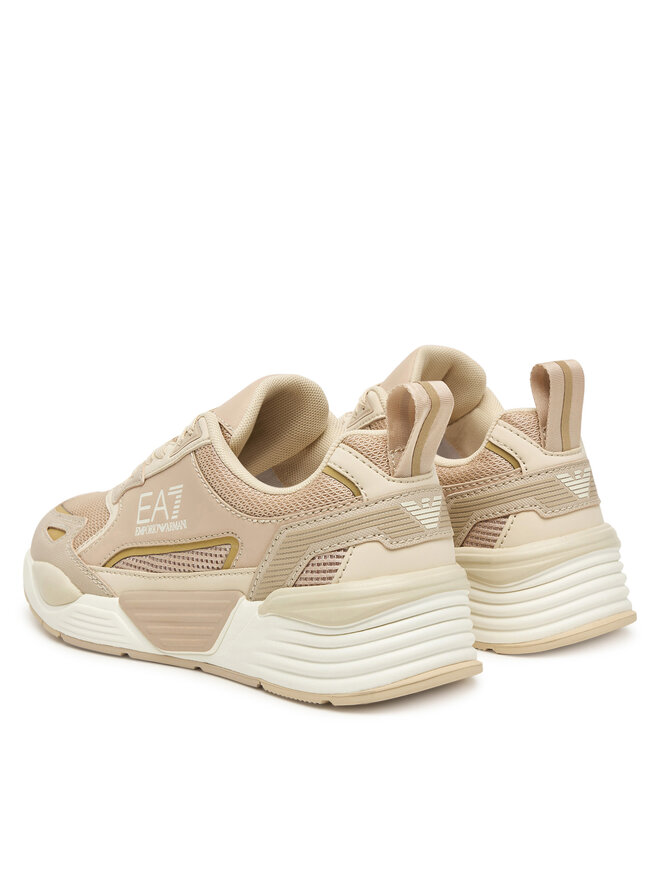 Кроссовки 7X000308 AF18447 MZ240 Ea7 Emporio Armani, бежевый — фото 3