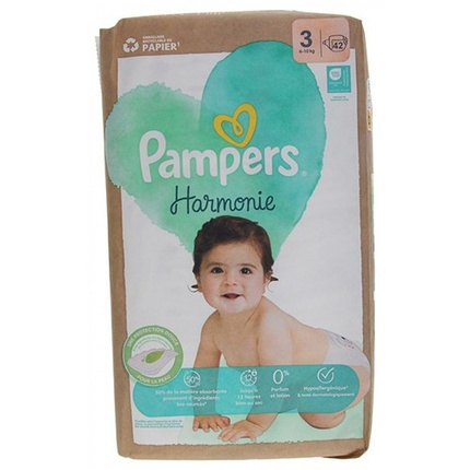 

Подгузники Harmony размера 3 - 42 штуки Pampers