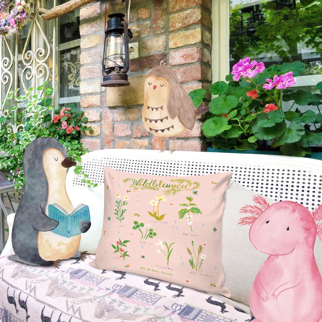 

Декоративная подушка Mr. & Mrs. Panda, белый