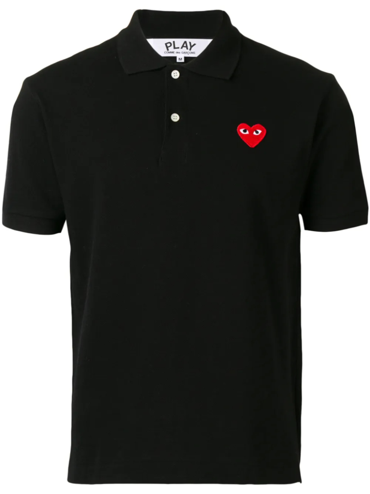 

Comme Des Garçons Play рубашка-поло с логотипом, черный
