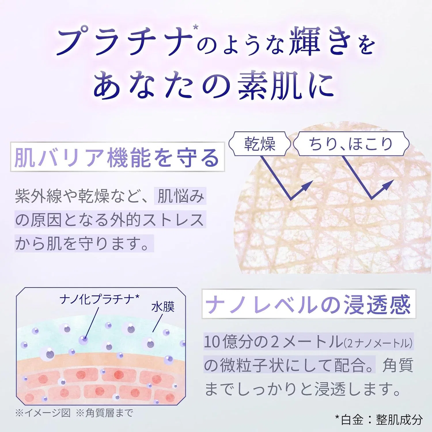 Набор Naturalization Cosmetics Research Institute — Платиновая увлажняющая набор 3 шт — фото 4