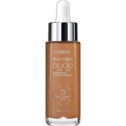 

L'Oreal Paris True Match Тональная основа-сыворотка с 1% гиалуроновой кислотой, 30 мл, оттенок 7-8, глубокий загар L'Oréal Paris