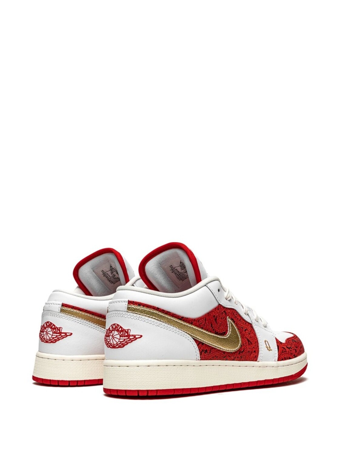 Jordan кроссовки Air Jordan 1 Low Spades, белый — фото 3