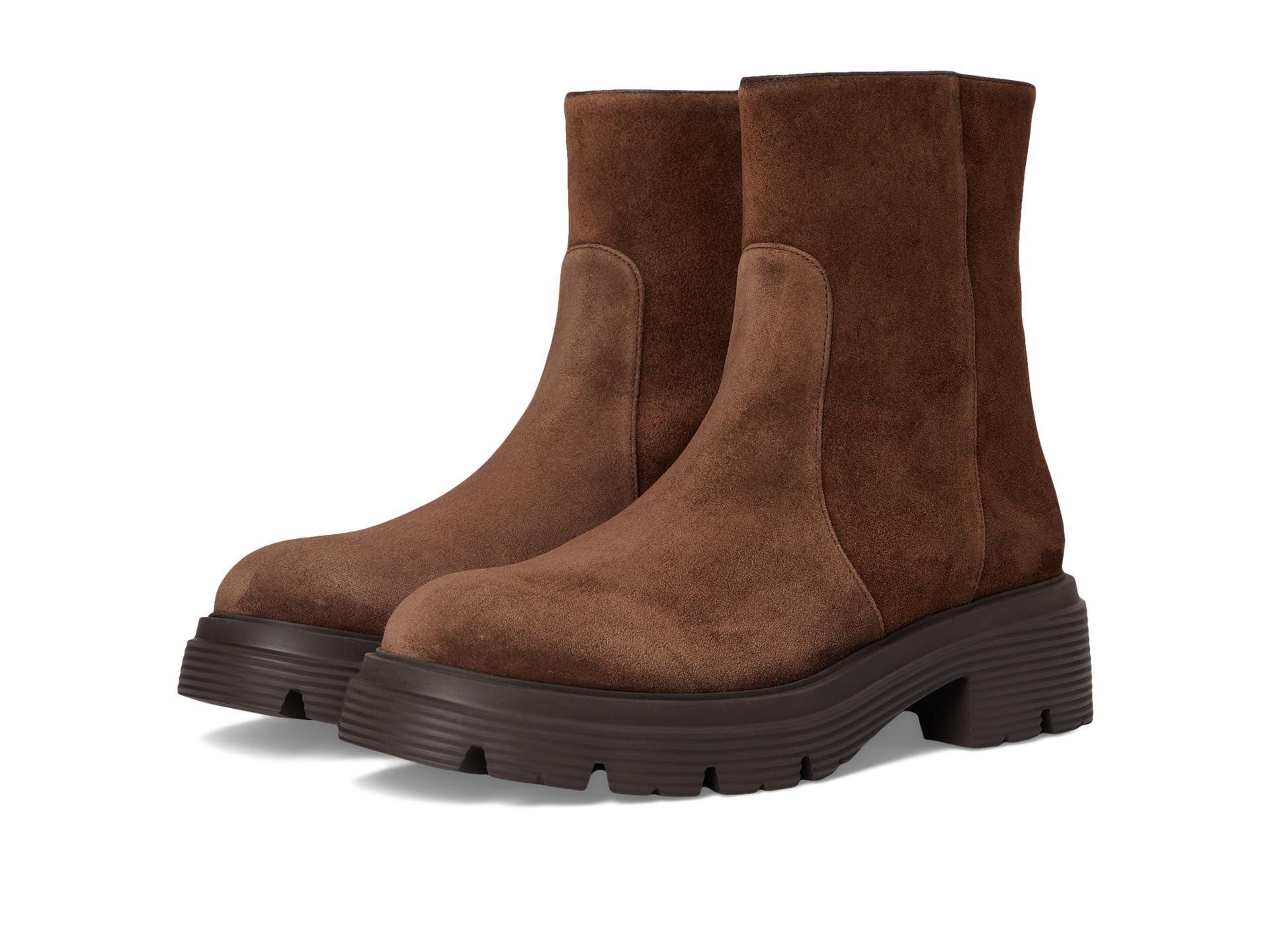 Ботинки Stuart Weitzman Hudson Lite Zip Bootie, цвет Walnut