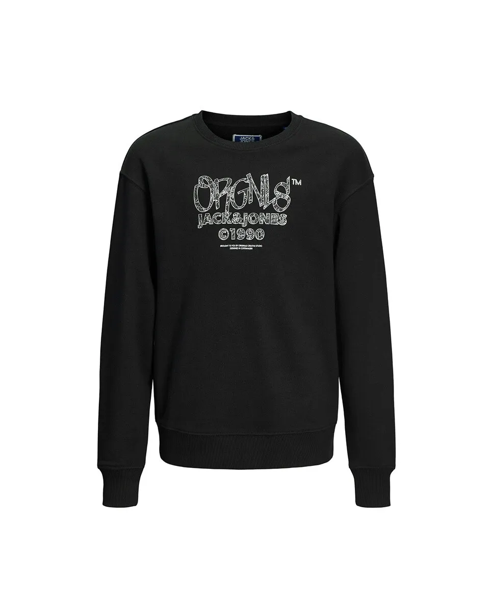 

Толстовка для мальчика с круглым вырезом Jack & Jones, черный