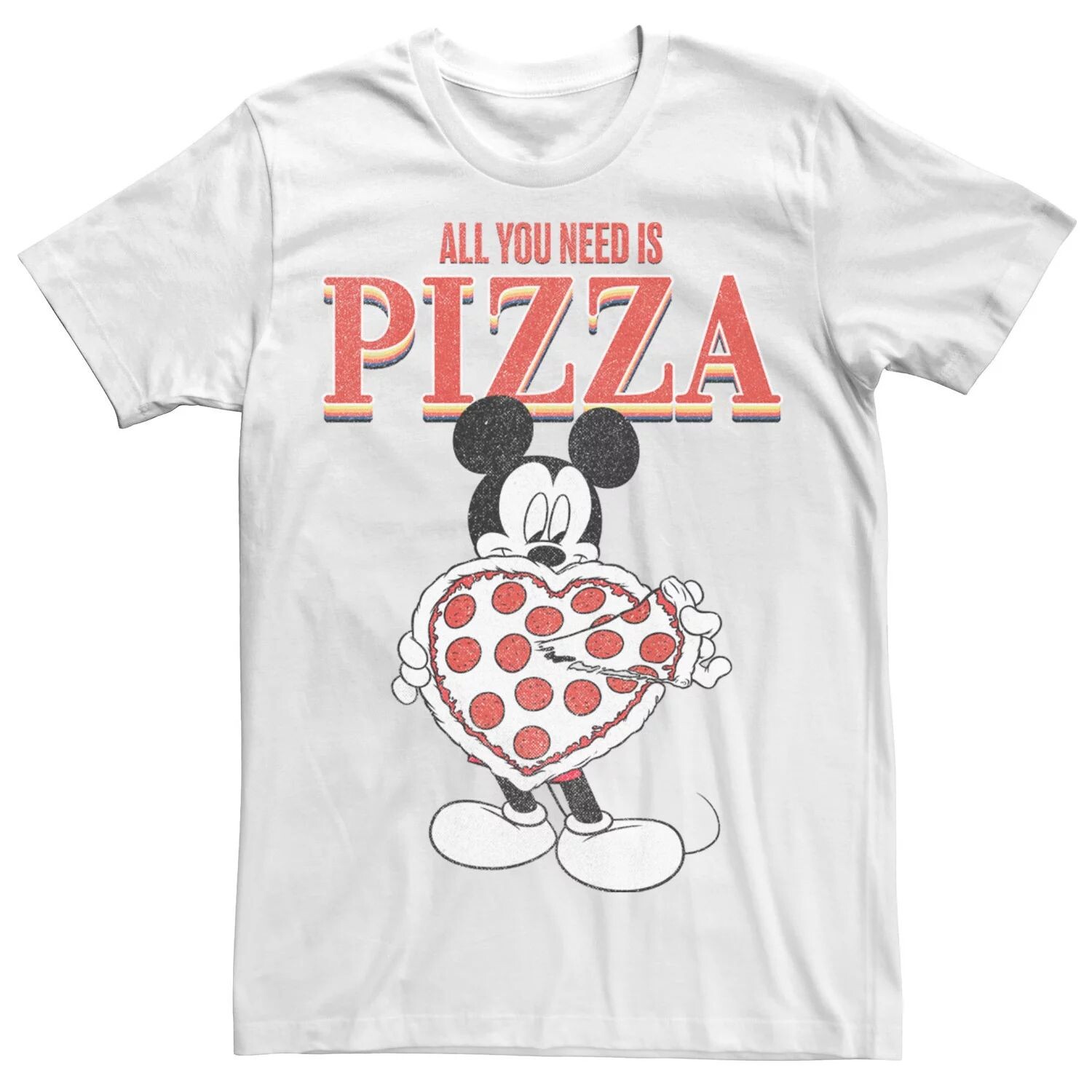 

Мужская футболка Mickey & Friends Mickey All You Need Is Pizza Disney