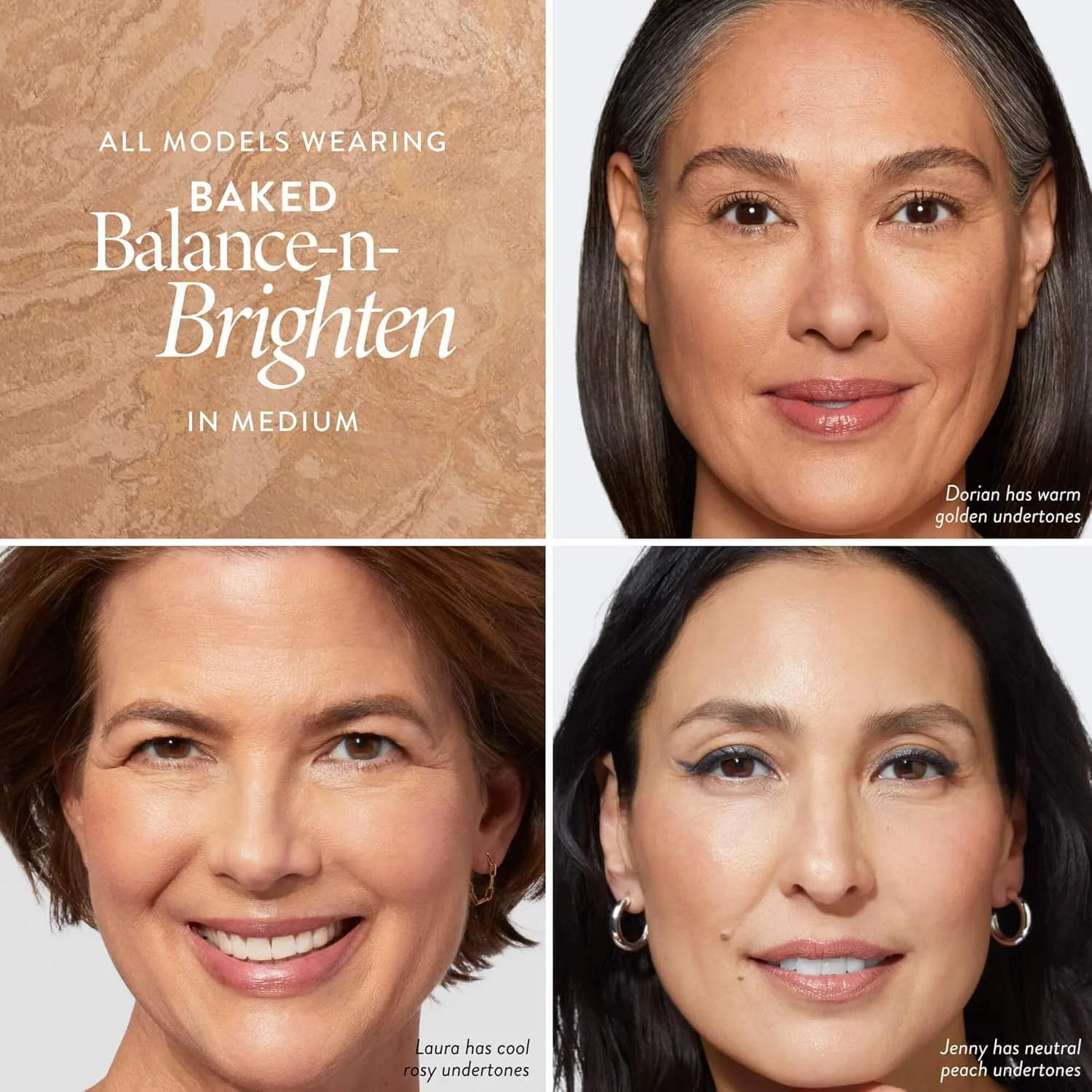 LAURA GELLER NEW YORK Award-Winning Baked Balance-n-Brighten Color Correcting Powder Foundation - Medium 9.07 г (1 шт.), 04 Medium — фото 4