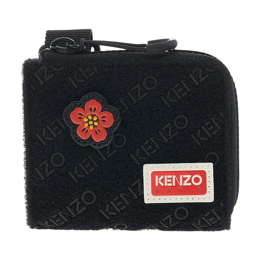 

KENZO Кошелек для карт и мелочи, унисекс, черный