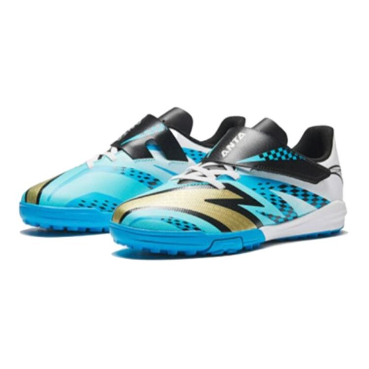 Детские футбольные бутсы GS Low-top Athletic Синие/Черные/Металлик Золотой Anta Kids — фото 3