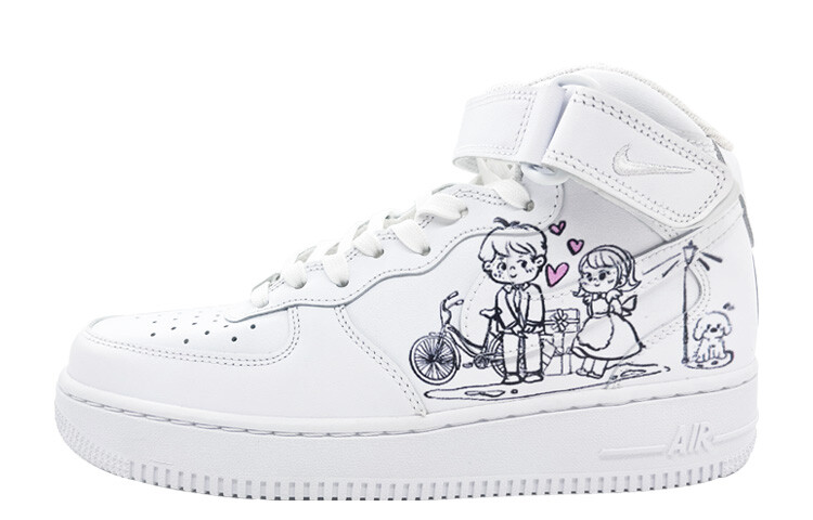 

Мужские кроссовки для скейтбординга Nike Air Force 1, White