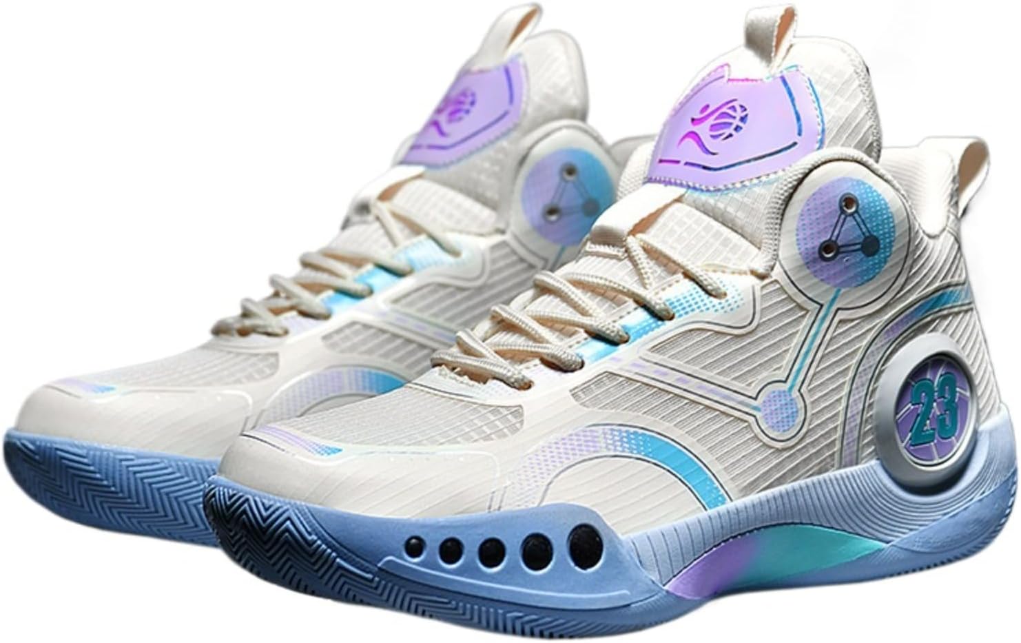 

Мужские баскетбольные кроссовки низкого профиля, нескользящие, для улицы с амортизацией, дышащие легкие спортивные обуви для игровых площадок внутри и снаружи Azttoztto, бежевый