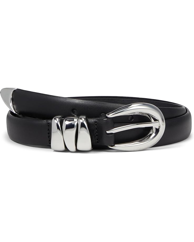 

Ремень Madewell Triple Metal Keeper Belt, черный