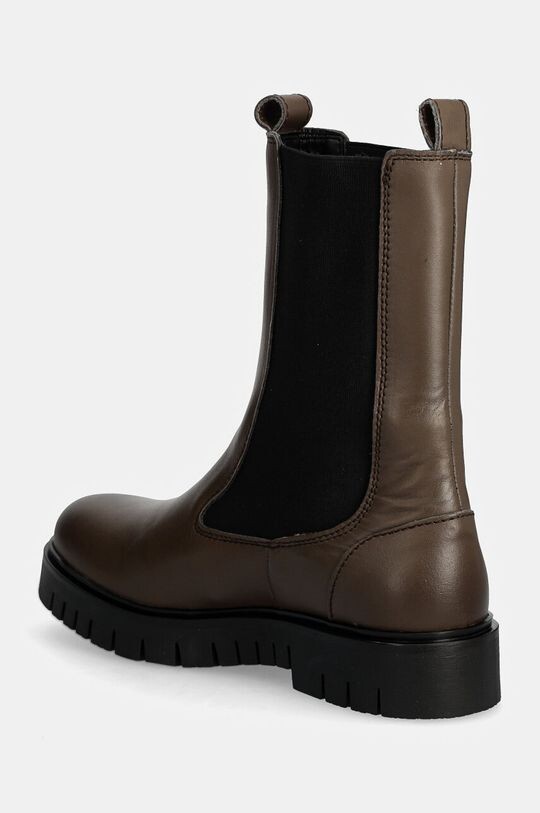 Кожаные ботинки челси TJW LONG CHELSEA BOOT Tommy Jeans, коричневый — фото 3