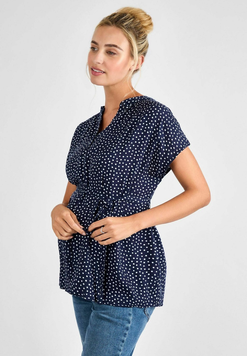 

Блуза MATERNITY - PRINTED JoJo Maman Bébé, синий